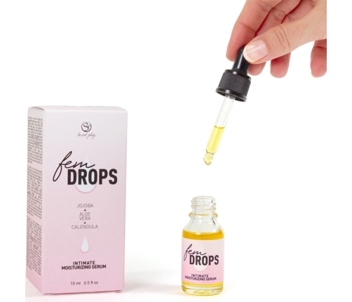 SECRETPLAY - FEM DROPS INTIMATE MOISTURIZING SERUM 15 ML