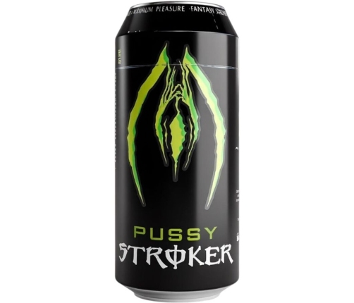 ALIVE - PUSSY STROKER MALE MASTURBATOR VAGINA ENERGETIC DRINK CAN