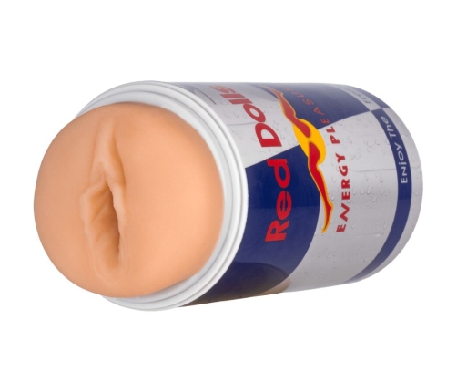 ALIVE - RED DOLL MALE MASTURBATOR VAGINA ENERGETIC DRINK CAN