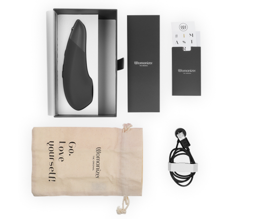 WOMANIZER - ENHANCE CLITORIAL STIMULATOR BLACK