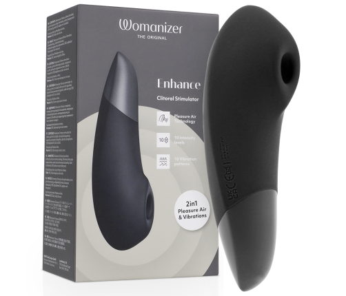 WOMANIZER - ENHANCE CLITORIAL STIMULATOR BLACK
