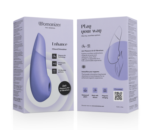 WOMANIZER - ENHANCE CLITORIAL STIMULATOR LILAC