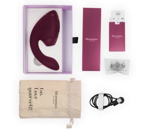 WOMANIZER - DUO NEXT ESTIMULADOR VIBRADOR DUAL CLÍTORIS & PUNTO·G ROSA
