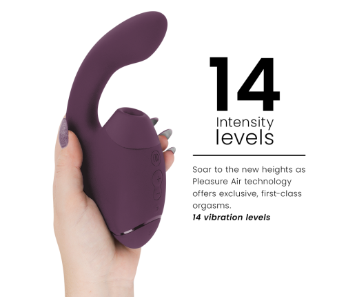 WOMANIZER - DUO NEXT ESTIMULADOR VIBRADOR DUAL CLÍTORIS & PUNTO·G MORADO