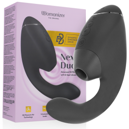WOMANIZER - DUO NEXT ESTIMULADOR VIBRADOR DUAL CLÍTORIS & PUNTO·G NEGRO WOMANIZER - DUO NEXT ESTIMULADOR VIBRADOR DUAL CLÍTORIS & PUNTO·G NEGRO