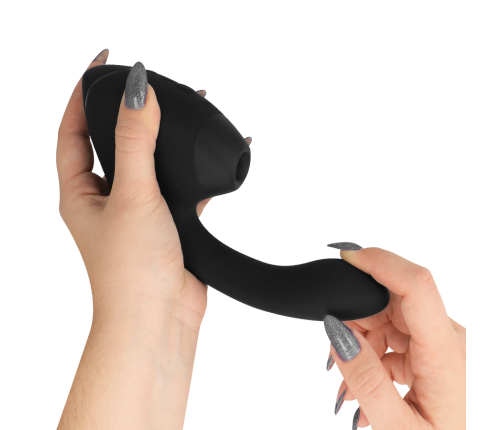 WOMANIZER - DUO NEXT DUAL CLITORAL & G-SPOT STIMULATOR BLACK