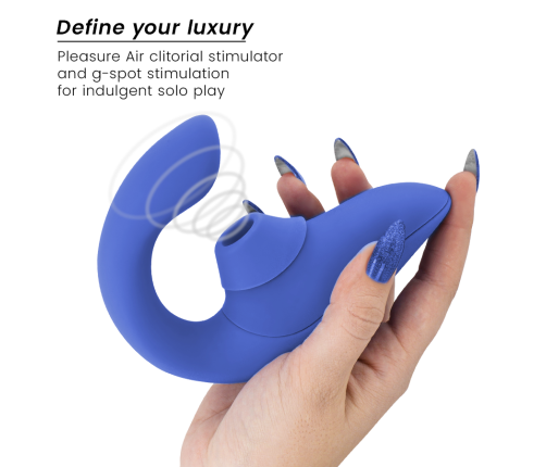 WOMANIZER - BLEND RABBIT VIBRATOR STIMULATOR VIBRANT BLUE