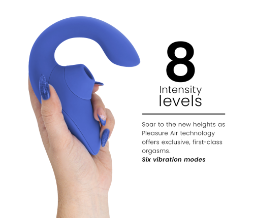 WOMANIZER - BLEND RABBIT VIBRATOR STIMULATOR VIBRANT BLUE