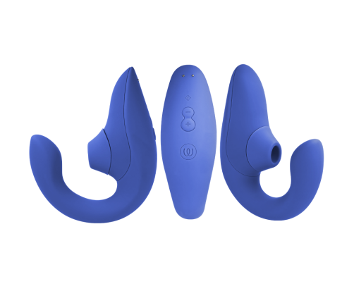 WOMANIZER - BLEND RABBIT VIBRATOR STIMULATOR VIBRANT BLUE
