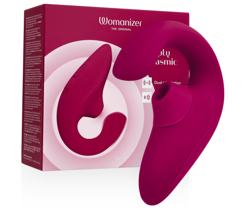 WOMANIZER - BLEND RABBIT VIBRATOR STIMULATOR VIBRANT PINK