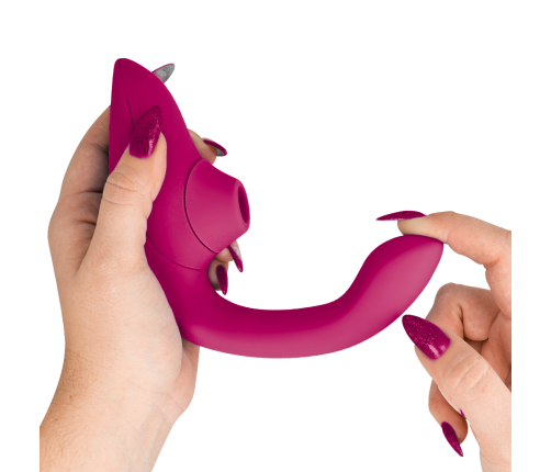 WOMANIZER - BLEND RABBIT VIBRATOR STIMULATOR VIBRANT PINK