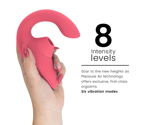 WOMANIZER - BLEND RABBIT VIBRATOR STIMULATOR VIBRANT ROSE