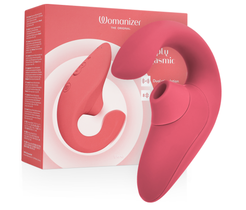WOMANIZER - BLEND RABBIT VIBRATOR STIMULATOR VIBRANT ROSE