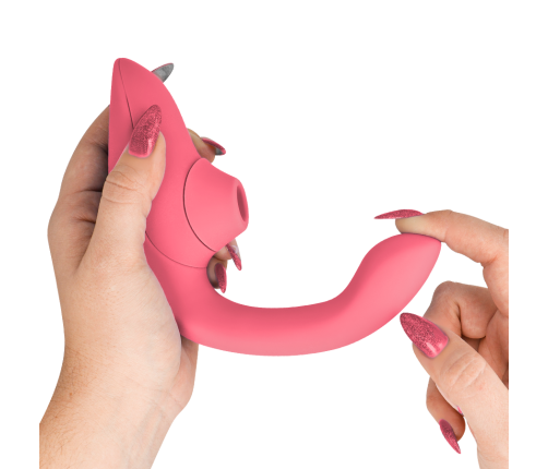 WOMANIZER - BLEND RABBIT VIBRATOR STIMULATOR VIBRANT ROSE