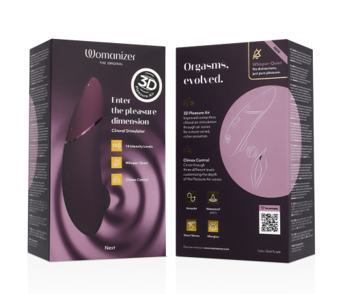 WOMANIZER - NEXT CLITORIAL STIMULATOR DARK PURPLE