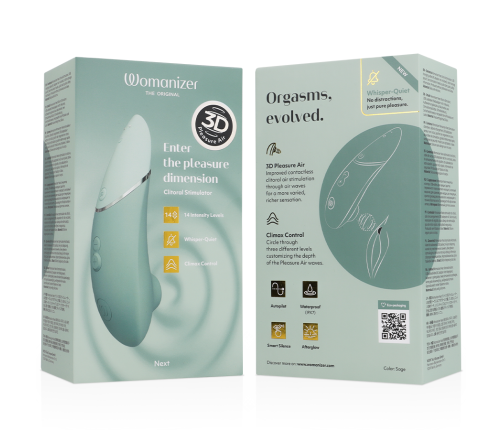 WOMANIZER - NEXT CLITORIAL STIMULATOR SAGE