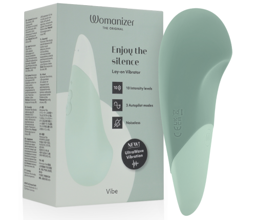 WOMANIZER - VIBE LAY-ON SILENT VIBRATOR SAGE