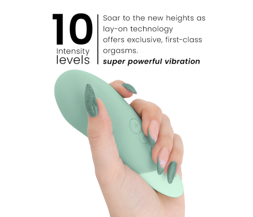 WOMANIZER - VIBE LAY-ON SILENT VIBRATOR SAGE