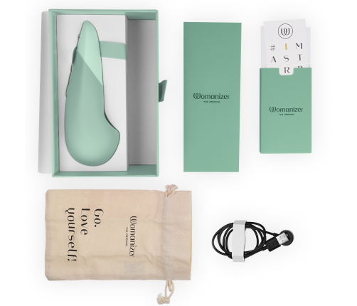 WOMANIZER - VIBE LAY-ON SILENT VIBRATOR SAGE