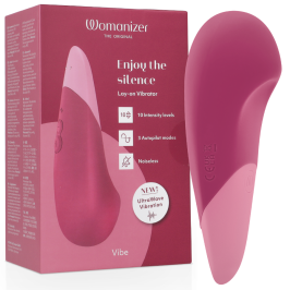 WOMANIZER - VIBE VIBRADOR LAY-ON SILENCIOSO ROSA OSCURO WOMANIZER - VIBE VIBRADOR LAY-ON SILENCIOSO ROSA OSCURO