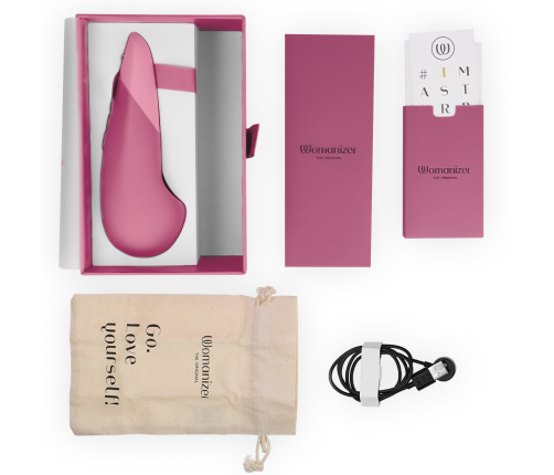 WOMANIZER - VIBE LAY-ON SILENT VIBRATOR DUSKY PINK