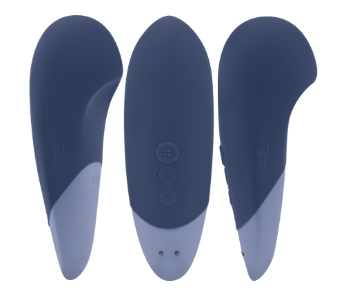 WOMANIZER - VIBE LAY-ON SILENT VIBRATOR DARK BLUE