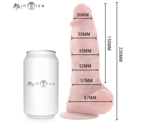 MR INTENSE - MEDIUM SPENCER SILICONE DILDO 23 CM -Ø- 5.7 CM