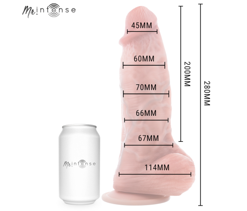 MR INTENSE - EXTRABIG SPENCER SILICONE DILDO 28 CM -Ø- 7.3 CM