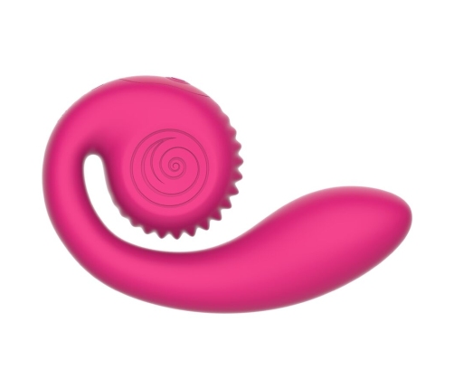 SNAIL VIBE - GIZI LITE DUAL G-SPOT & CLITORAL PINK VIBRATOR