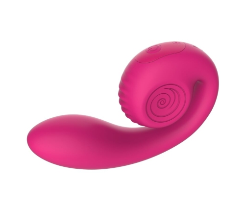SNAIL VIBE - GIZI LITE DUAL G-SPOT & CLITORAL PINK VIBRATOR