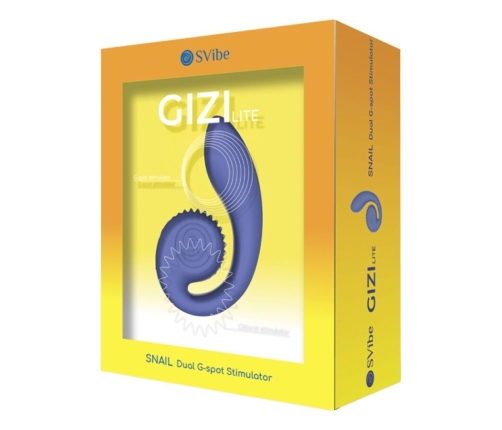 SNAIL VIBE - GIZI LITE DUAL G-SPOT & CLITORAL PURPLE VIBRATOR