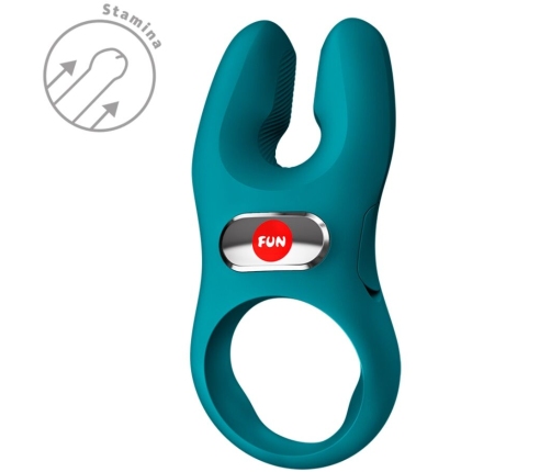 FUN FACTORY - NOS PRO VIBRATING COCK RING BOTTLE GREEN