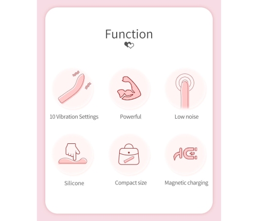 PRETTY LOVE - KISELL G-SPOT PINK VIBRATOR