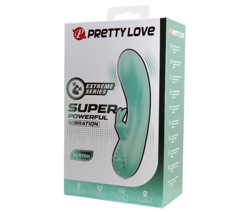 PRETTY LOVE - DJ STICK G-SPOT TURQUOISE VIBRATOR