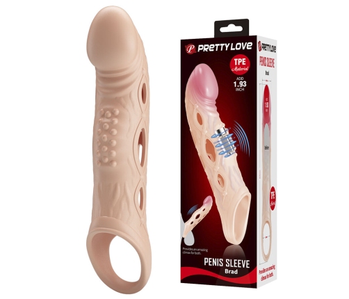PRETTY LOVE - BRAD VIBRATING PENIS SLEEVE
