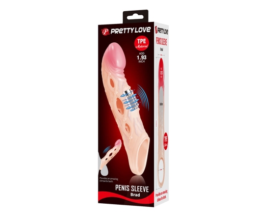 PRETTY LOVE - BRAD VIBRATING PENIS SLEEVE