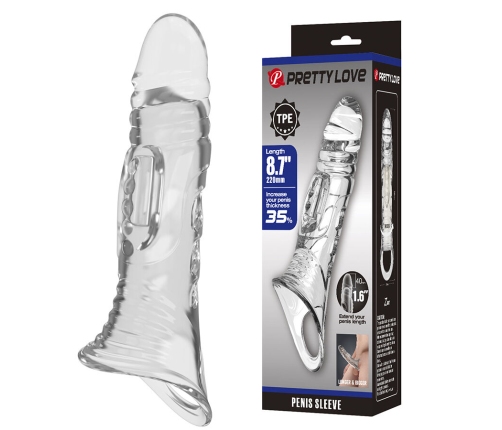 PRETTY LOVE - TRANSPARENT PENIS COVER