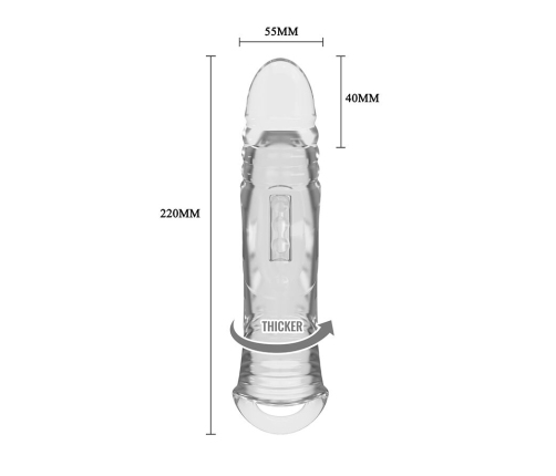 PRETTY LOVE - TRANSPARENT PENIS COVER