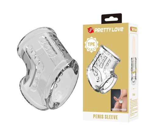 PRETTY LOVE - SHORT TRANSPARENT PENIS SHEATH