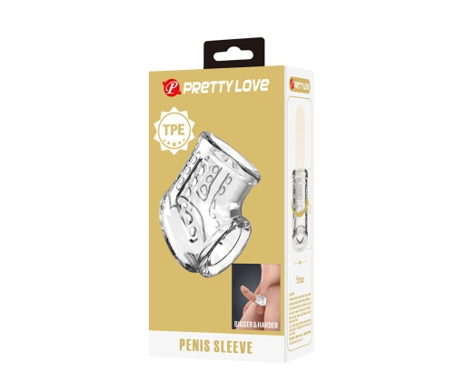 PRETTY LOVE - SHORT TRANSPARENT PENIS SHEATH