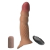 PRETTY LOVE - TEXTURED PENIS SLEEVE WITH VIBRATION AND REMOTE CONTROL