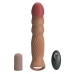 PRETTY LOVE - TEXTURED PENIS SLEEVE WITH VIBRATION AND REMOTE CONTROL