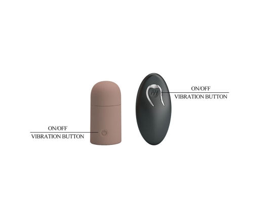 PRETTY LOVE - TEXTURED PENIS SLEEVE WITH VIBRATION AND REMOTE CONTROL