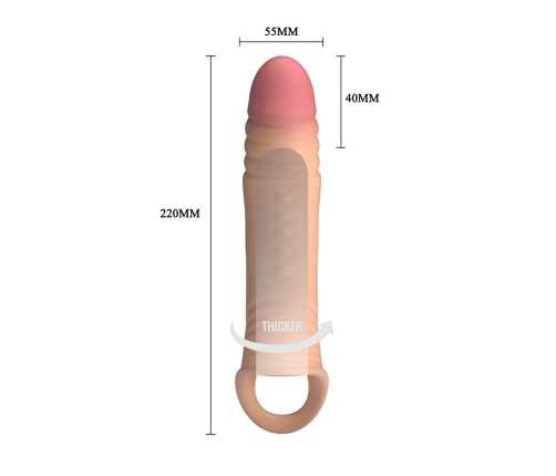 PRETTY LOVE - PENIS SLEEVE WITH INTEGRATED VIBRATION
