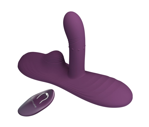 PRETTY LOVE - LUKA SIT-DOWN VIBRATOR WITH HEAT EFFECT AND REMOTE CONTROL
