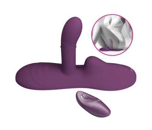 PRETTY LOVE - LUKA SIT-DOWN VIBRATOR WITH HEAT EFFECT AND REMOTE CONTROL
