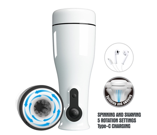 PRETTY LOVE - SABRINA ROTATING AND ROCKING MALE MASTURBATOR