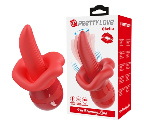 PRETTY LOVE - OBELIA MASTURBATOR TONGUE VIBRATOR WITH ORBITAL MOTION