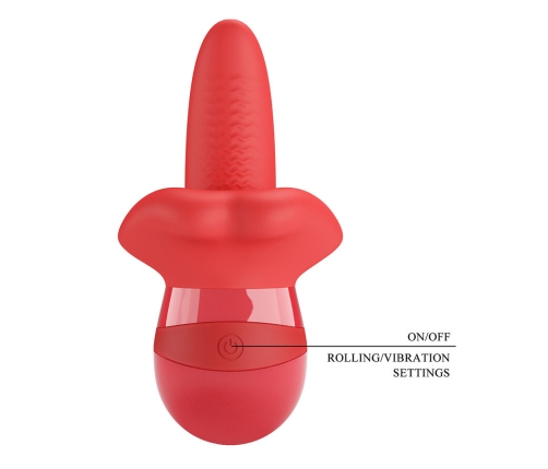PRETTY LOVE - OBELIA MASTURBATOR TONGUE VIBRATOR WITH ORBITAL MOTION