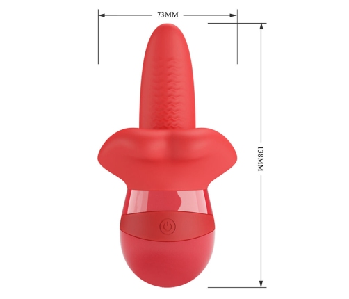 PRETTY LOVE - OBELIA MASTURBATOR TONGUE VIBRATOR WITH ORBITAL MOTION